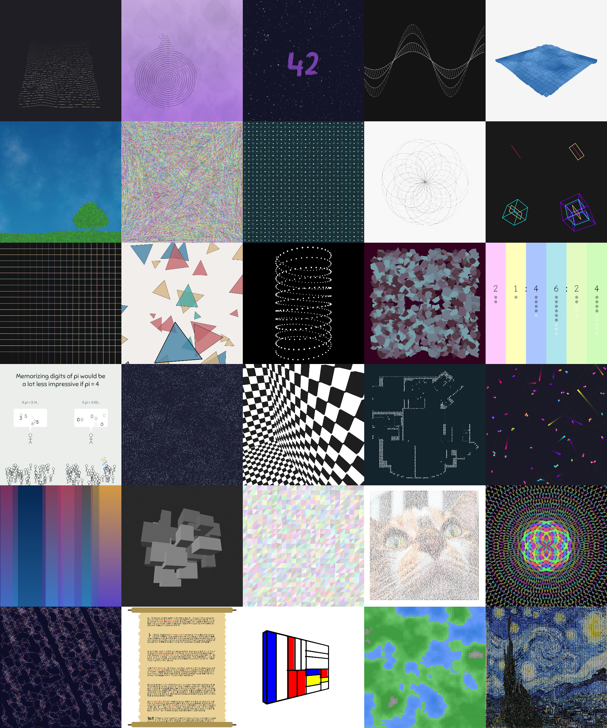 Genuary: 31 Days Of Creative Coding